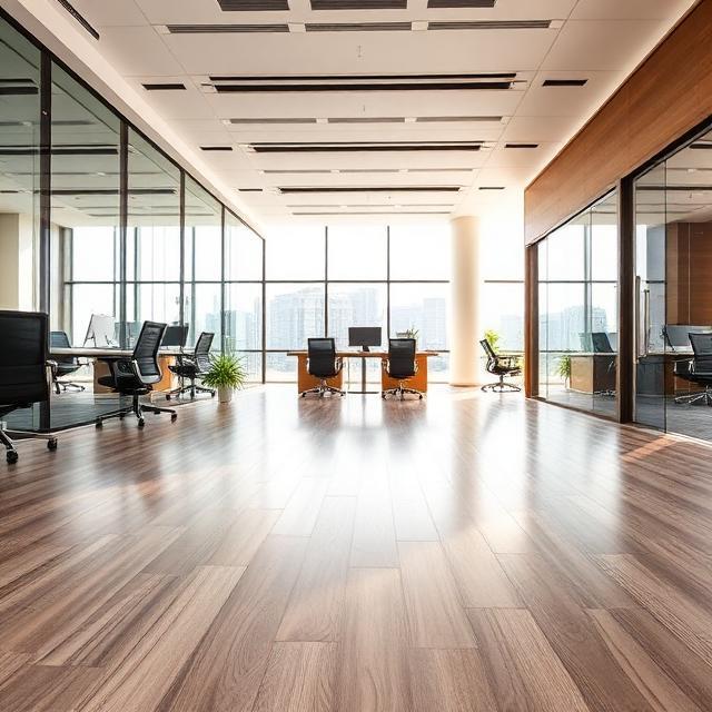 Commercial flooring installation Nairobi offices - Interiors by Violet