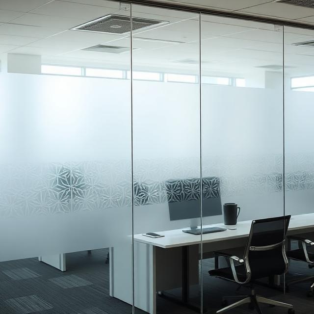 frosted window film for office glass Kenya - Interiors by Violet