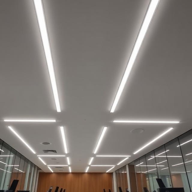 LED lighting installation for offices Kenya - Interiors by Violet