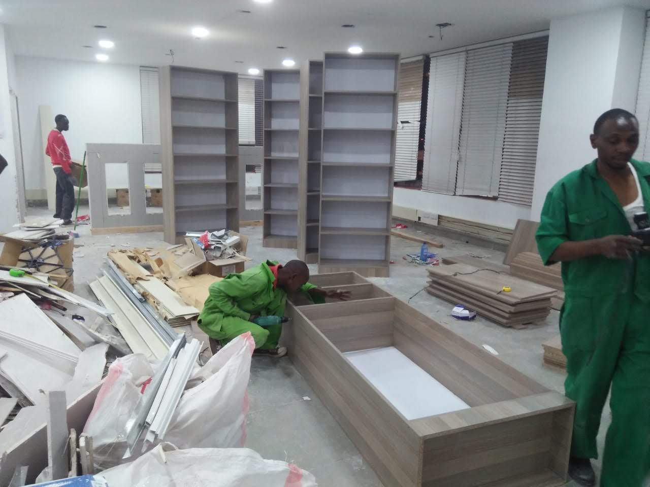 Financial Services HQ &mdash; Upper Hill - finished installation - Interiors by Violet